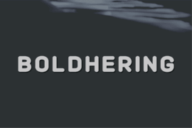 Boldhering Font