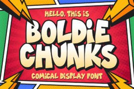 Boldie Chunks Font