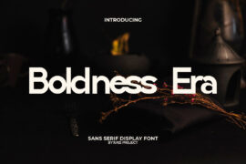 Boldness Era Demo Font