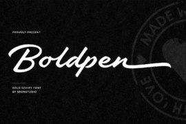 Boldpen Font