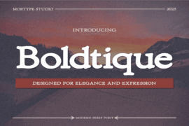 Boldtique Font