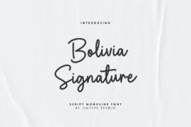 Bolivia Signature DEMO Font