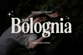 Bolognia Blur Demo Font