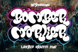 Bomber Marker Font Family