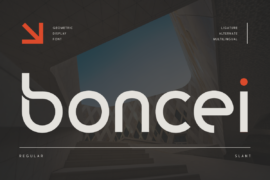 Boncei Trial Font