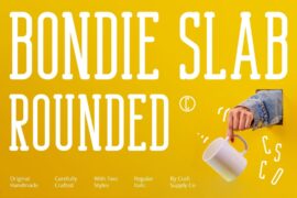 Bondie Slab Rounded Demo Font