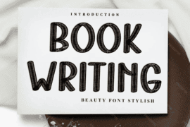 Book Writing Font