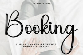 Booking Font