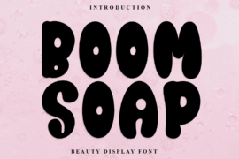Boom Soap Font