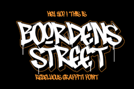 Boordens Street Font