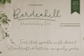 Bordeahill Free Font