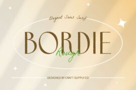 Bordie Rough Demo Font