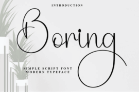 Boring Day Font