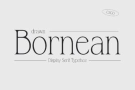 Bornean Drawn Demo Font