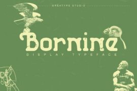 Bornine Round Font