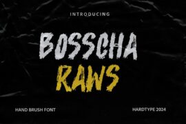 Bosscha Raws Font