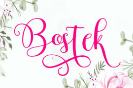 Bostek Font