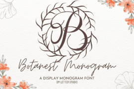 Botanest Monogram Font