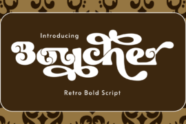 Boucher Demo Font