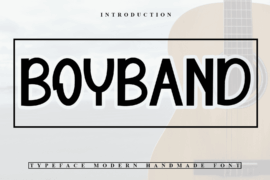 Boyband Font