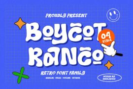 Boycot Ranco Font Family