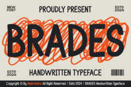 BRADES Font