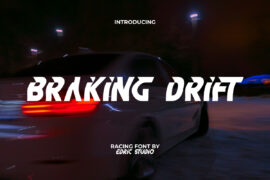 BrakingDriftDemo Font