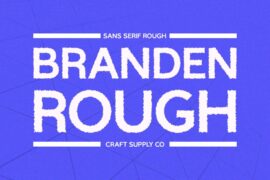 Branden Rough Demo Font