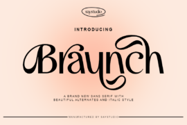 Braunch DEMO Font