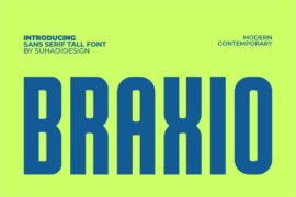 Braxio DEMO Font