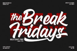 Break Fridays Font