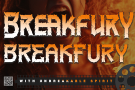 Breakfury-Personal use Font