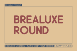 Brealuxe Round Font