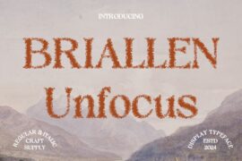 Briallen Unfocus Demo Font