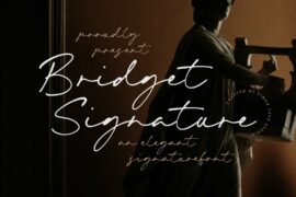 Bridget Signature Font