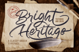 Bright Heritage Font Family