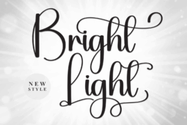 Bright Light Font