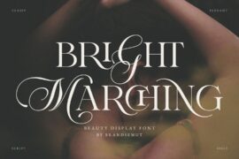Bright Marching Font