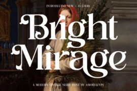 Bright Mirage Font Family