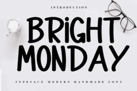 Bright Monday Font