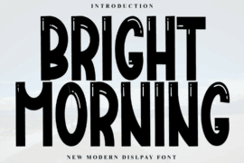 Bright Morning Font
