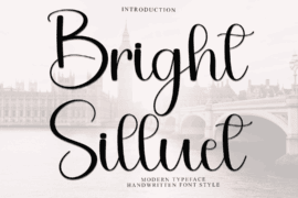 Bright Silluet Font