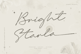 Bright Starla Font