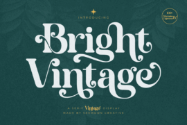Bright Vintage Font