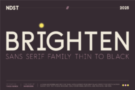 Brighten Font Family