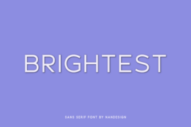 Brightest ND Font