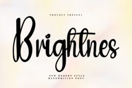 Brightnes Font