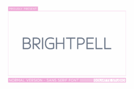 Brightpell Font