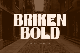 Brikenbold Font