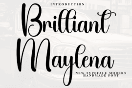 Brilliant Maylena Font